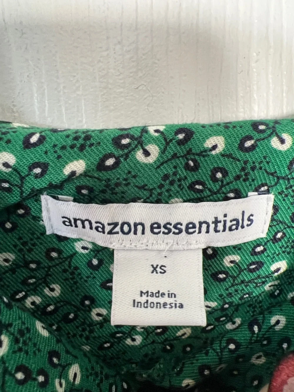 Amazon Essentials Green Floral Square-Neck Maxi Dress - Picture 2 of 5